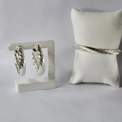 CONJUNTO ARGOLA | BRACELETE RISCADO